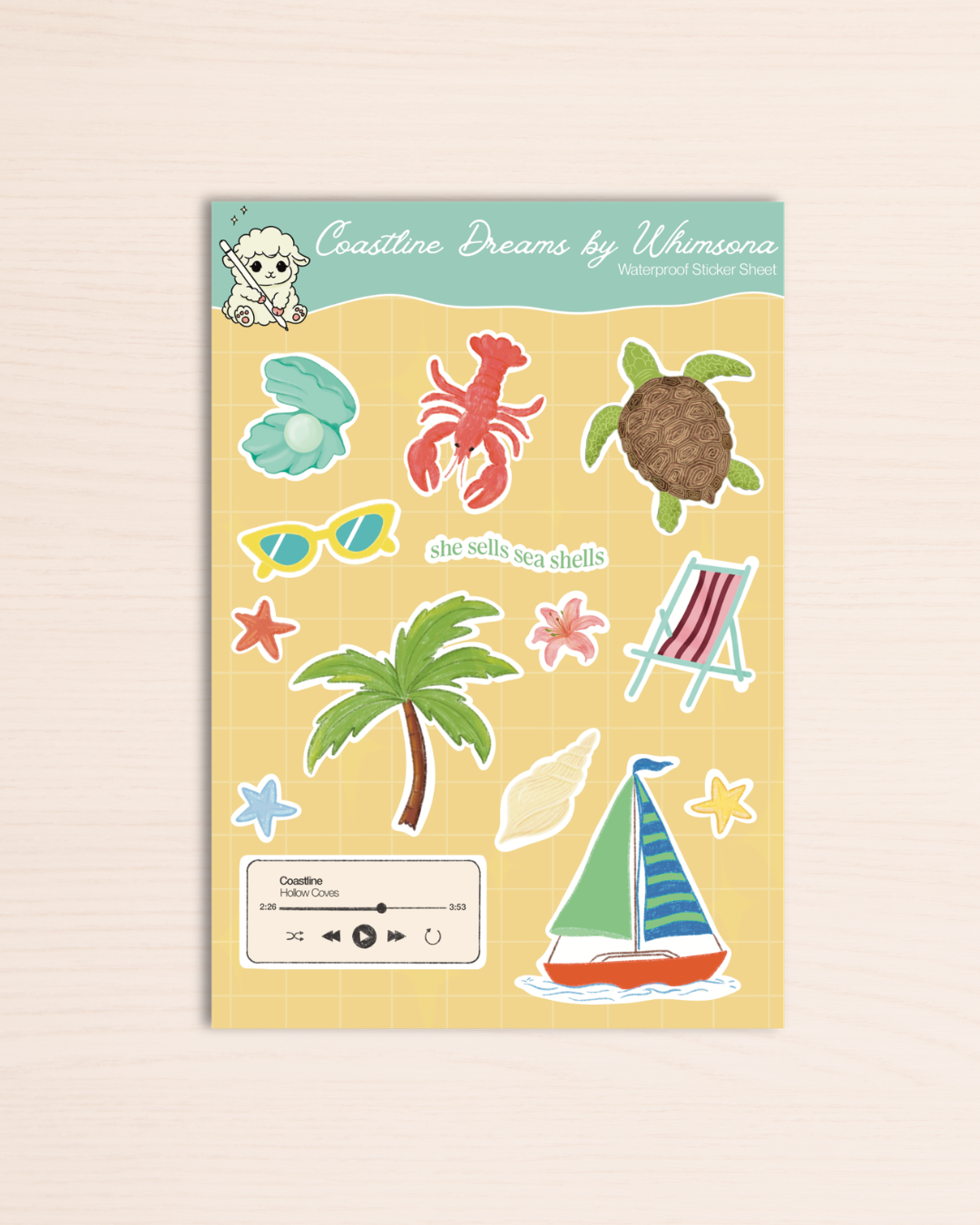 Coastline Dreams Sticker Sheet
