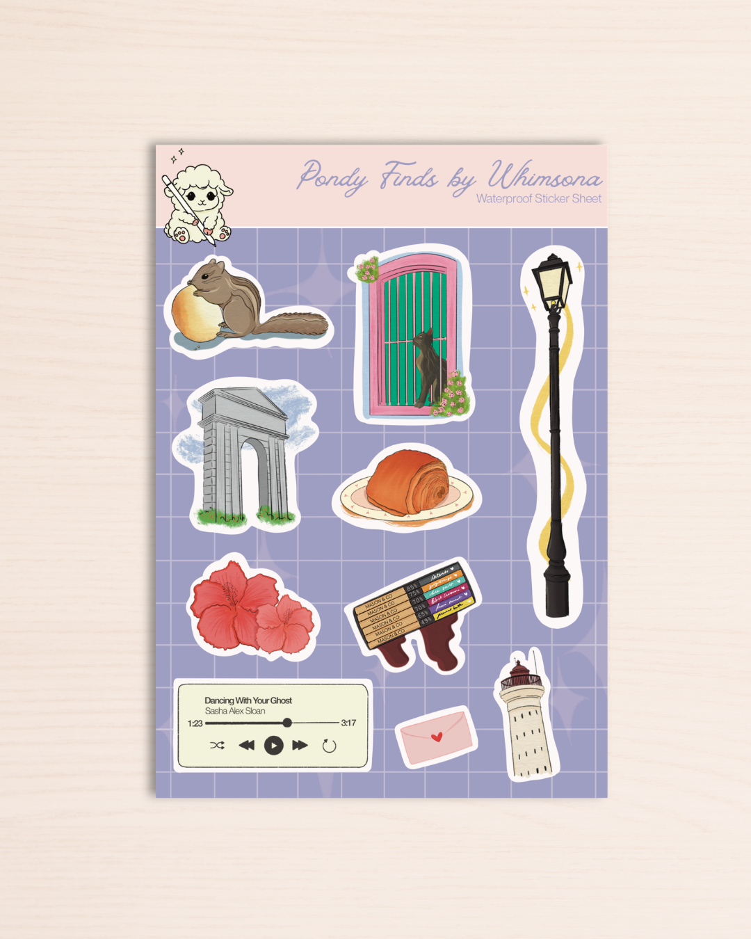 Pondy Finds Sticker Sheet