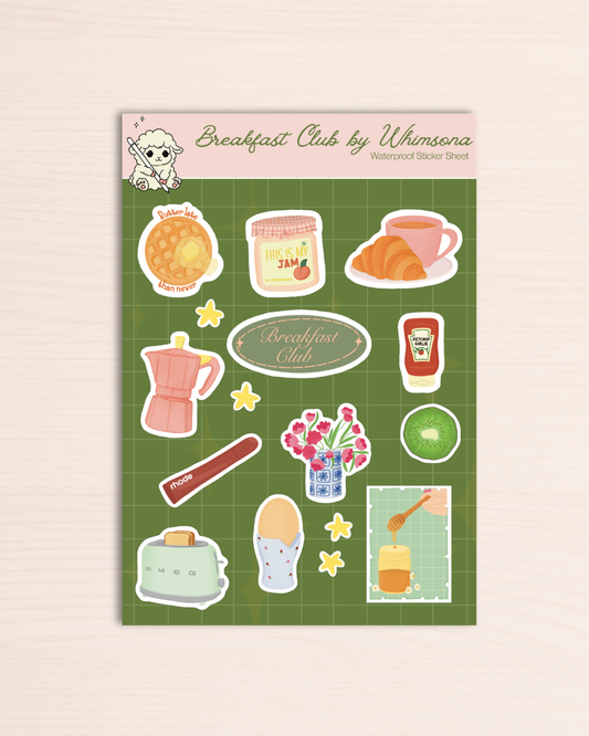 Breakfast Club Sticker Sheet