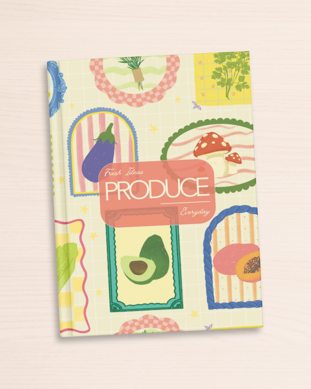 Produce Fresh Ideas Book | Illustrated Blank Notebook