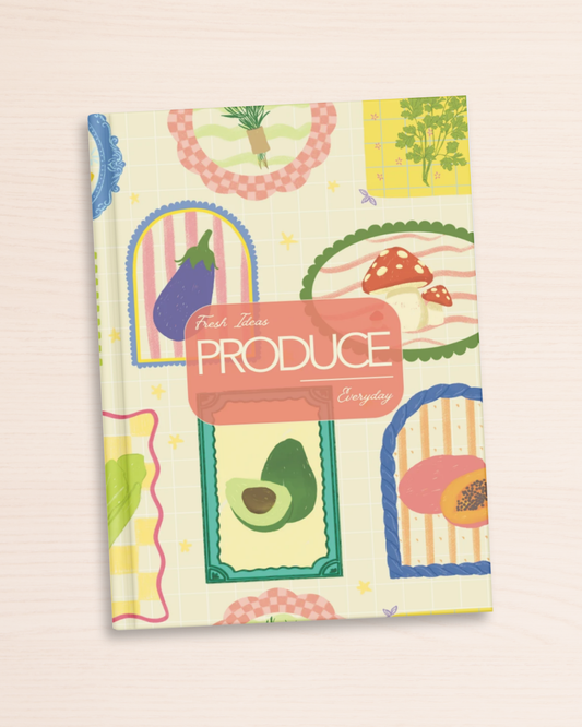 Produce Fresh Ideas Book | Illustrated Blank Notebook