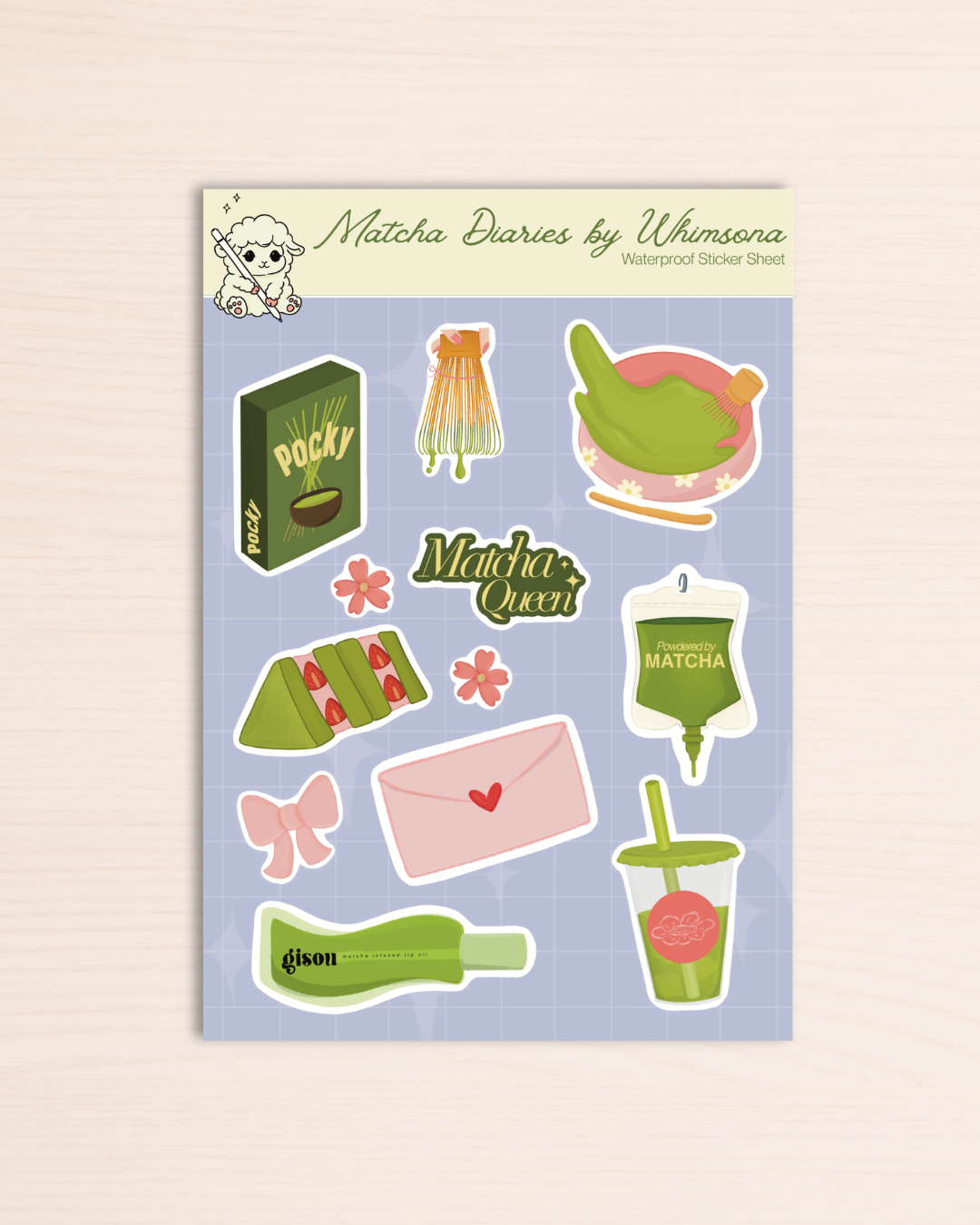 Matcha Diaries Sticker Sheet