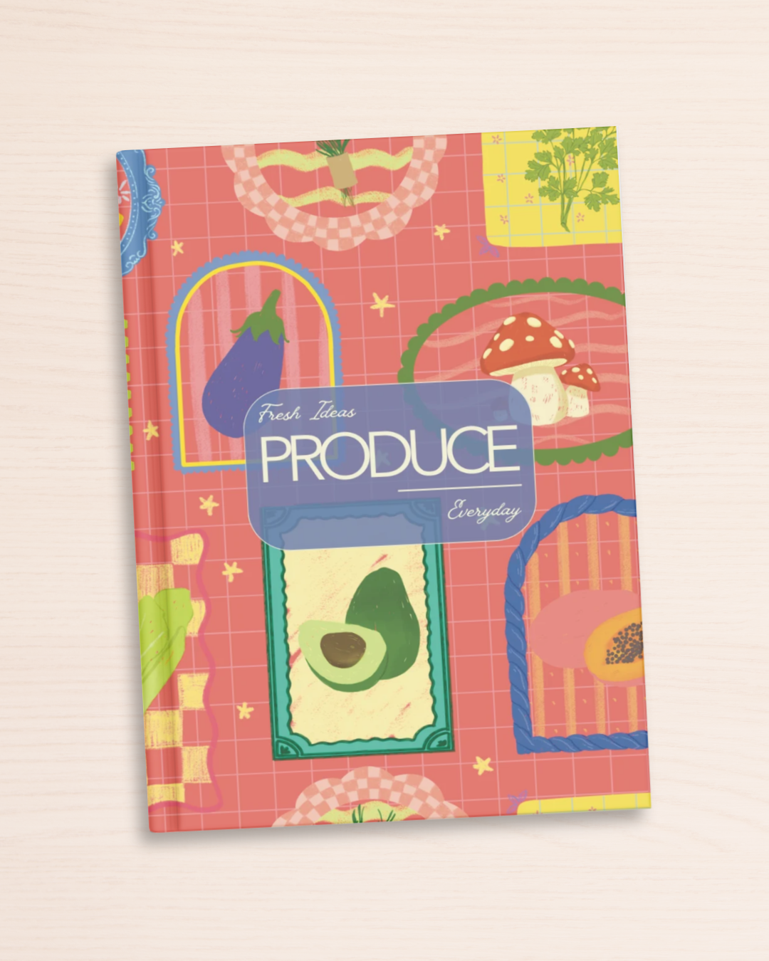 Produce Fresh Ideas Book | Illustrated Blank Notebook